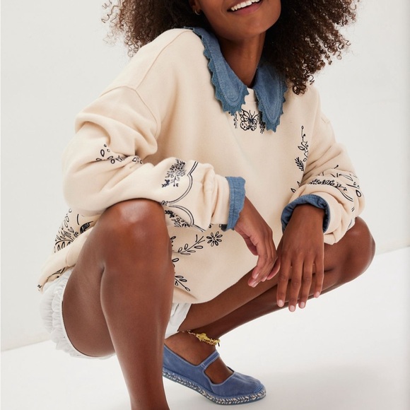 Free People Cream JO Pullover - Picture 3 of 6